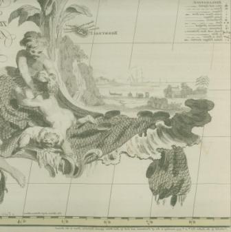Detail of plate from Atlas des Colonies Angloises en Amerique
